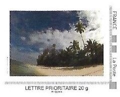 Stamp, Tropical Beach 2, Personalized and Private Mail Stamps,  , Beaches, Coastal Areas