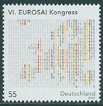 Stamp, EUROSAI, Germany, Federal Republic,  