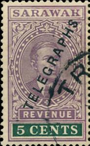 Stamp, Sir Charles Vyner Brooke, Sarawak,  , Famous People, Heads of State, Men
