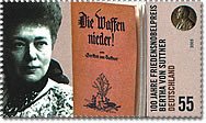 Stamp, Von Suttner, bertha, Germany, Federal Republic,  