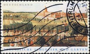 Stamp, Prussian castles & gardens, Germany, Federal Republic,  