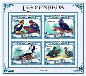 Mini Sheet, Various Ducks, Togo,  , Birds, Ducks
