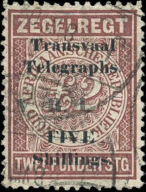 Stamp, Numeral, Transvaal,  , Numbers, Telegraphy