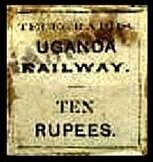 Stamp, Uganda Railway Telegraphs, Uganda,  , Railways, Telegraphy