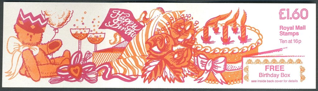 Booklet, Birthday Box, United Kingdom of Great Britain & Northern Ireland,  