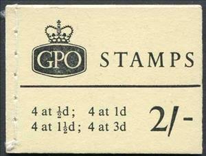 Booklet, Queen Elizabeth II - Predecimal Wilding, United Kingdom of Great Britain & Northern Ireland,  