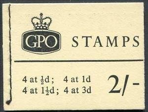 Booklet, Queen Elizabeth II - Predecimal Wilding, United Kingdom of Great Britain & Northern Ireland,  
