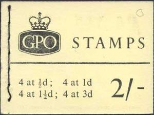 Booklet, Queen Elizabeth II - Predecimal Wilding, United Kingdom of Great Britain & Northern Ireland,  