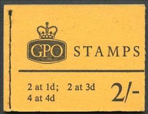 Booklet, Queen Elizabeth II - Predecimal Wilding, United Kingdom of Great Britain & Northern Ireland,  