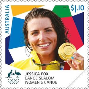 Stamp, Jessica Fox - Canoe Slalom Women's Canoe, Australia,  , Canoeing, Olympic Games, Sports, Women
