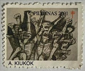 Stamp, A. Kiukok, Cinderellas,  , Revolutions