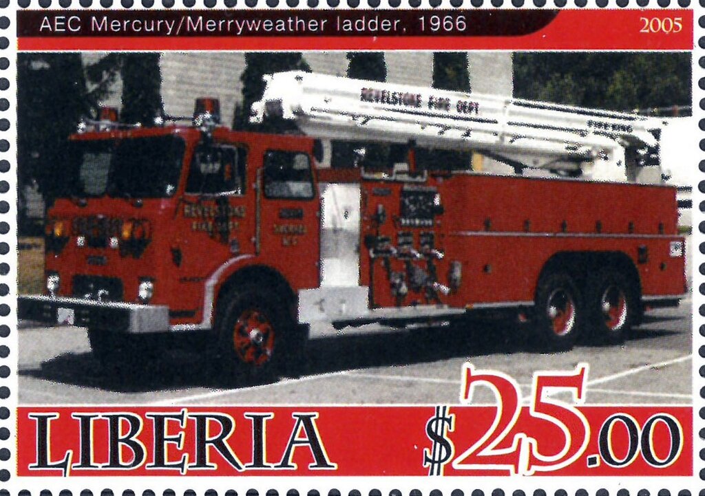 AEC Mercury/Merryweather ladder, 1966