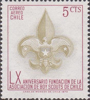 International Scout emblem with Chilean Coat of Arms