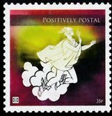 Stamp, Hermes, messenger of the gods, Cinderellas,  , Gods and goddesses