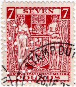 Stamp, Coat of Arms, New Zealand,  , Coats of Arms