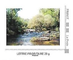 Stamp, Scaer River 2, Personalized and Private Mail Stamps,  , Festivals, Landscapes, Rivers, Rocks