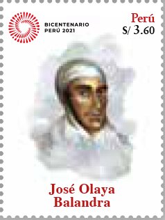 José Olaya Balandra, 1821 Revolutionary