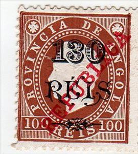 Stamp, King Luis I., Angola,  