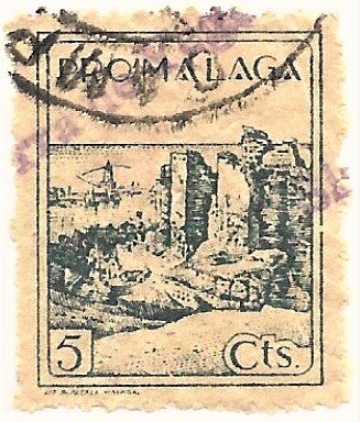 "Pro Málaga" Overprinted Sierra Yeguas
