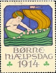 Stamp, Children's Aid Day, Cinderellas,  