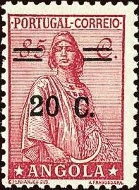 Stamp, Ceres new type, Angola,  