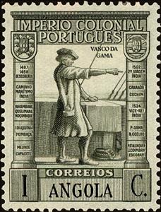 Stamp, Vasco da Gama (1469-1524), Angola,  , Explorers, Discoverers