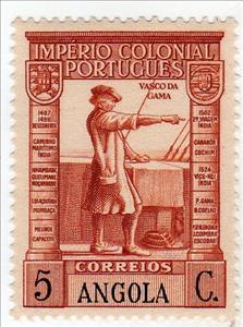 Stamp, Vasco da Gama (1469-1524), Angola,  , Explorers, Discoverers