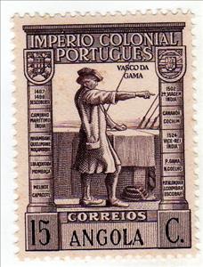 Stamp, Vasco da Gama (1469-1524), Angola,  , Explorers, Discoverers