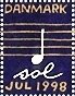 Stamp, Christmas 1998, Cinderellas,  , Christmas, Music