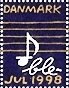 Stamp, Christmas 1998, Cinderellas,  , Christmas, Music