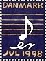 Stamp, Christmas 1998, Cinderellas,  , Christmas, Music