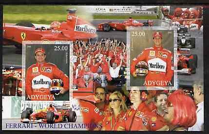 Mini Sheet, Formula One, Cinderellas,  , Formula One