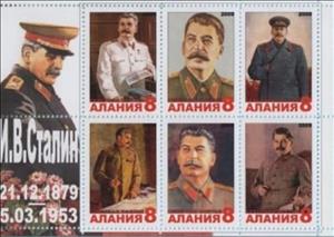 Mini Sheet, Josef Statlin, Cinderellas,  , Famous People