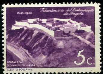 Stamp, São Miguel Fort - Luanda, Angola,  , Fortresses / Strongholds