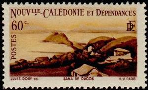 Stamp, Sanatorium Ducos, New Caledonia,  