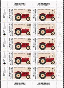Mini Sheet, Porsche Diesel Master, 1958, Germany, Federal Republic,  , Tractors, Vehicles