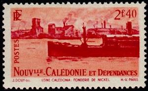 Stamp, Nickel smelter, New Caledonia,  