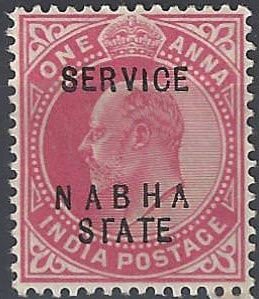 King Edward VII - overprinted