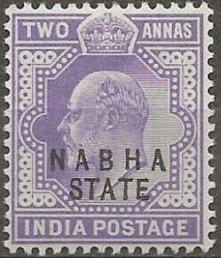King Edward VII - overprinted