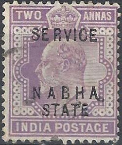King Edward VII - overprinted