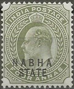 King Edward VII - overprinted