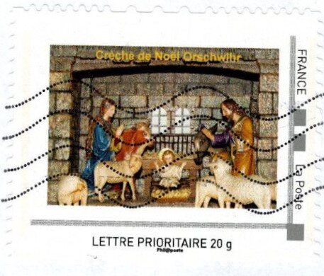 Christmas Nativity. Creche de Noel. Orschwihr