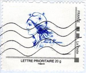 Stamp, Circle Amis Marianne, Personalized and Private Mail Stamps,  , Clubs of Stamp Collectors, Women
