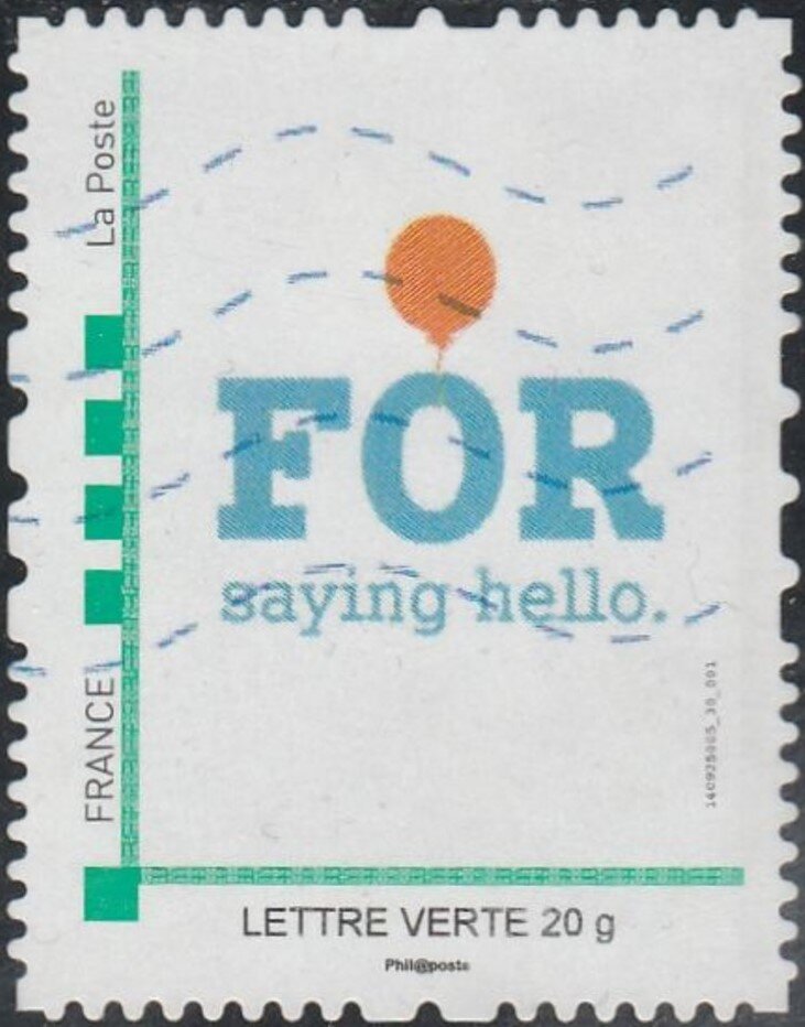 For saying hello