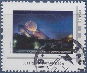 Stamp, Futuroscope Pavilion, Personalized and Private Mail Stamps,  , Amusement Parks
