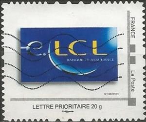 Stamp, LCL Bank, Personalized and Private Mail Stamps,  , Banks