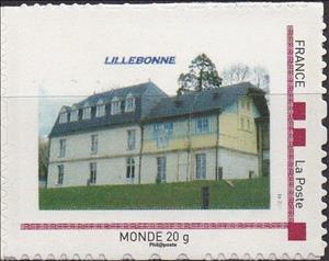Stamp, Lillebonne. Manoir du Catillon, Personalized and Private Mail Stamps,  , Buildings