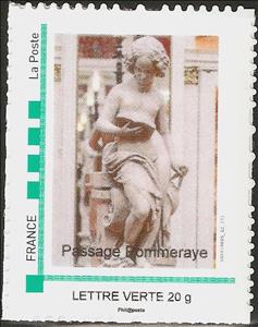 Stamp, Passage Pommeraye, Personalized and Private Mail Stamps,  , Statues