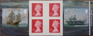 Booklet, Royal Navy Ships, United Kingdom of Great Britain & Northern Ireland,  , Famous People, Heads of State, Queens, Royalty, Sailing Ships, Ships, Women