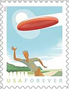Stamp, Frisbee, United States of America,  